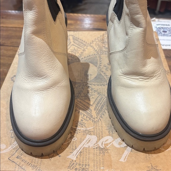Free People Ivory Heeled Boots - Picture 2 of 6